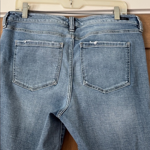 Liverpool Jeans Womens 12/31 Charlie Crop Wide Rolled Cuff Stretch Champlain - Picture 4 of 14